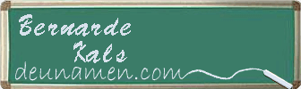 Bernarde Kals Visitenkarte